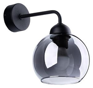 Sollux SL.1139 - Nástenná lampa ALINO 1xE27/60W/230V čierna