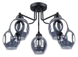 Sollux SL.1145 - Luster na tyči FILLAN 5xE27/60W/230V čierna