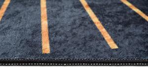 Sivý moderný koberec s jednoduchým vzorom Sivá Šírka: 140 cm | Dĺžka: 200 cm