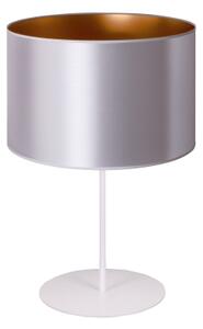 Duolla - Stolná lampa CANNES 1xE14/15W/230V pr. 20 cm strieborná/medená/biela