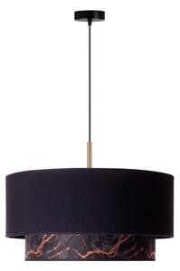 Duolla - Luster na lanku NANTES 1xE27/15W/230V pr. 45 cm čierna/medená