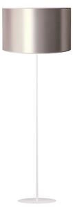 Duolla - Stojacia lampa CANNES 1xE27/15W/230V pr. 45 cm strieborná/biela
