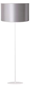 Duolla - Stojací lampa CANNES 1xE27/15W/230V pr. 45 cm strieborná/biela