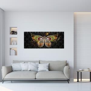 Obraz - Čarovný motýľ (120x50 cm)
