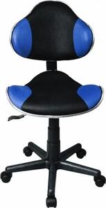 Modro-čierna kancelárska stolička Q-G2