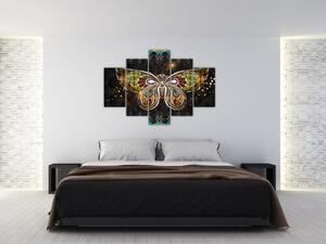 Obraz - Čarovný motýľ (150x105 cm)