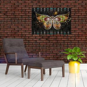 Obraz - Čarovný motýľ (90x60 cm)
