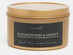Sinsay - Sviečka s vôňou Sandalwood & Honey - zlatá