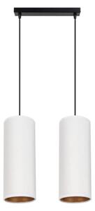 Luster na lanku AVALO 2xE27/60W/230V biela/medená