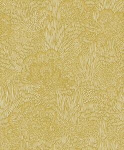 Zlato-žltá tapeta na stenu, krajina, stromy, BA26061, Brazil, Decoprint