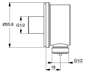 Ideal Standard Set 3 - Sprchový systém s podomietkovou pákovou batériou CeraFlex, komplet, Chróm IS Set 3