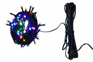 Nexos 5954 Vianočné LED osvetlenie 10m - farebné, 100 diód