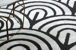 Kusový koberec Corylus krémovočierný 140x190cm