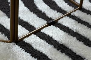 Kusový koberec Cercis krémovočierný 80x150cm