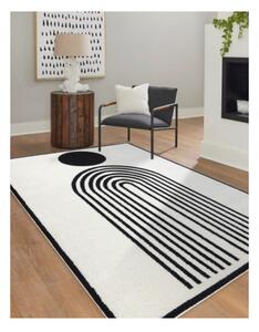 Kusový koberec Cercis krémovočierný 120x170cm