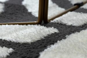 Kusový koberec Corylus krémovočierný 80x150cm
