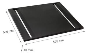 LED Panel ALGINE LED/44W/230V 60x60 cm 4000K UGR<16 čierna