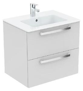 Ideal Standard Tempo - Skrinka s umývadlom, 610x450 mm, 2 zásuvky, dekor biely lak K2979WG