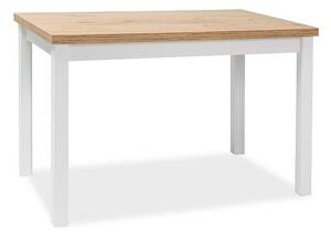 Malý jedálenský stôl ANTHONY - dub lancelot / matný biely