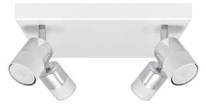 LED Bodové svietidlo TUBSSON 4xGU10/4,8W/230V biela/lesklý chróm