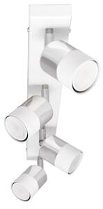 LED Bodové svietidlo TUBSSON 4xGU10/4,8W/230V biela/lesklý chróm