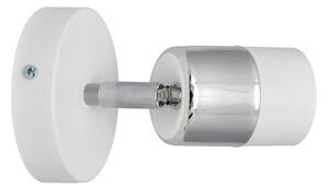 LED Nástenné bodové svietidlo TUBSSON 1xGU10/4,8W/230V biela/lesklý chróm