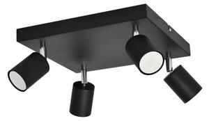 LED Bodové svietidlo TUNE 4xGU10/4,8W/230V čierna