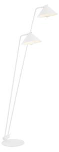 Argon 7074 - Stojacia lampa GABIAN 2xE27/15W/230V biela