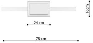 Thoro TH.248 - LED Luster na lanku RIO LED/50W/230V CRI90 3000K pr. 78 cm zlatá