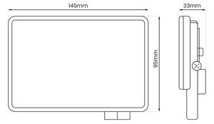 LED Vonkajší reflektor LED/30W/230V 5000K IP65