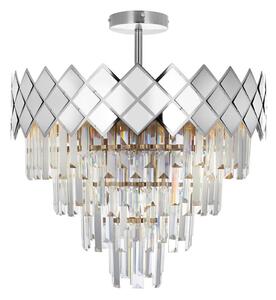 Luster na tyči CARISMA 9xE14/40W/230V matný chróm