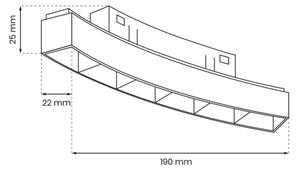 LED Svietidlo do lištového systému MAGNETIC TRACK LED/6W/48V 4000K čierna