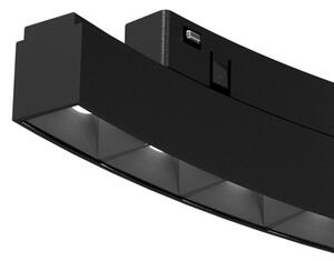 LED Svietidlo do lištového systému MAGNETIC TRACK LED/6W/48V 4000K čierna