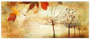 Obraz - Jesenná nálada (120x50 cm)