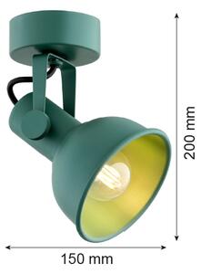 Argon 8299 - Bodové svietidlo LENORA 1xE14/7W/230V zelená
