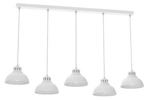Luster na lanku SVEN 5xE27/15W/230V biela