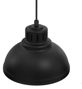 Luster na lanku SVEN 5xE27/15W/230V čierna/zlatá