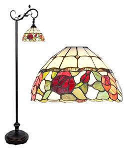 Stojaca lampa Tiffany - 40 * 27 * 152 cm / E27 / 60W - Clayre & Eef