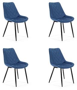 Jedálenská stolička Sariel II (tmavo modrá) (4ks). Vlastná spoľahlivá doprava až k Vám domov. 1069576