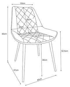 Jedálenská stolička Sariel III (čierna). Vlastná spoľahlivá doprava až k Vám domov. 1069575