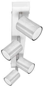 LED Bodové svietidlo TUNE 4xGU10/4,8W/230V matný chróm/biela