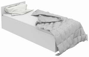 Jednolôžková posteľ Cezar III (biela) (s matracom a roštom). Vlastná spoľahlivá doprava až k Vám domov. 1069587