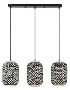 Rabalux 72093 - Luster na lanku ADALLA 3xE27/40W/230V ratan