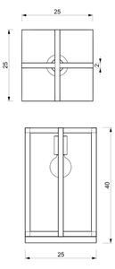 Stolná lampa ARNOLD 1xE27/60W/230V čierna