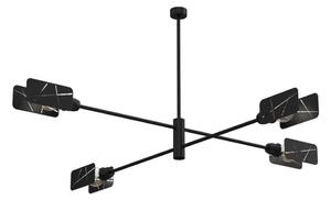 Luster na tyči ASTRA 4xE27/60W/230V čierna