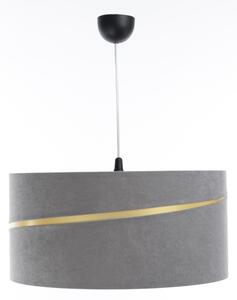 Luster na lanku SWING 1xE27/60W/230V šedá/zlatá
