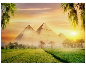 Obraz - Pyramídy (70x50 cm)