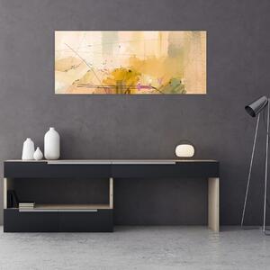 Obraz - Abstrakcia, olejomaľba (120x50 cm)