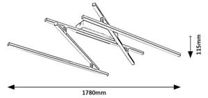 Rabalux 71020 - LED stropné svietidlo NEGAN LED/40W/230V 4000K