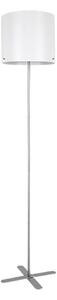 Rabalux 74012 - Stojacia lampa IZANDER 1xE27/40W/230V biela/strieborná